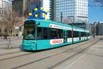 VGF Bombardier Flexity Classic S-Wagen 202 am 12.03.22 in Frankfurt