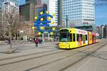 VGF Bombardier Flexity Classic S-Wagen 269 am 12.03.22 in Frankfurt