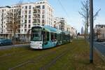 VGF Bombardier Flexity Classic S-Wagen 271 am 12.03.22 in Frankfurt