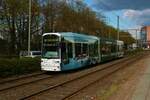 VGF Bombardier Flexity Classic S-Wagen 271 am 10.04.22 in Frankfurt 