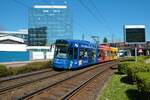 VGF Bombardier Flexity Classic S-Wagen 270 am 10.04.22 in Frankfurt