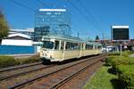 VGF Düwag O-Wagen 111 als Osterhasenexpress am 10.04.22 in Frankfurt