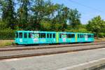 VGF Düwag Pt Wagen 749 am 19.06.22 bei einer Sonderfahrt in Frankfurt am Main