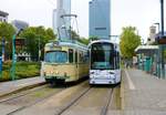 VGF Düwag O Wagen 111 am 18.09.22 bei einer HSF Sonderfahrt in Frankfurt am Main 