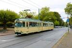 VGF Düwag O Wagen 111 am 18.09.22 bei einer HSF Sonderfahrt in Frankfurt am Main