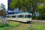 VGF Düwag O Wagen 111 am 18.09.22 bei einer HSF Sonderfahrt in Frankfurt am Main