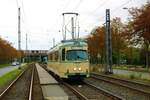 VGF Düwag O Wagen 111 am 18.09.22 bei einer HSF Sonderfahrt in Frankfurt am Main