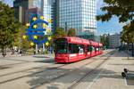 VGF Bombardier Flexity Classic S-Wagen 250 am 24.09.22 in Frankfurt am Main