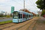 VGF Bombardier Flexity Classic S-Wagen 210 am 24.09.22 in Frankfurt am Main