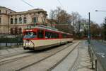 VGF Düwag M-Wagen 102 am 04.12.22 in Frankfurt am Main als Weihnachtsmarkt Tram