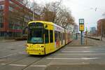 VGF Bombardier Flexity Classic S-Wagen 269 am 10.12.22 in Frankfurt am Main
