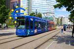 VGF Bombardier Flexity Classic S Wagen 270 am 18.05.23 in Frankfurt am Main