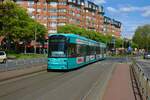 VGF Bombardier Flexity Classic S Wagen 221 am 18.05.23 in Frankfurt am Main