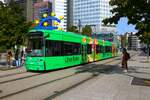 VGF Bombardier Flexity Classic S Wagen 254 am 07.10.23 in Frankfurt am Main