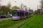 VGF Bombardier Flexity Classic S Wagen 266 am 30.03.24 in Frankfurt am Main 