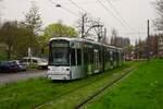 VGF Bombardier Flexity Classic S Wagen 257 am 30.03.24 in Frankfurt am Main 