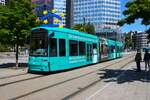 VGF Straßenbahn Frankfurt am Main Bombardier Flexity Classic S-Wagen 234 am 10.05.25 am Willy Brandt Platz