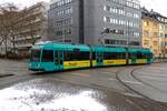 VGF Straßenbahn Frankfurt am Main Düwag R-Wagen 036 am 02.01.26 an der Stresemannalle/Gartenstraße