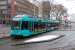 VGF Straßenbahn Frankfurt am Main Düwag R-Wagen 040 am 02.01.26 an der Stresemannalle/Gartenstraße