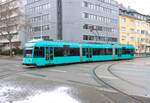 VGF Straßenbahn Frankfurt am Main Düwag R-Wagen 009 am 02.01.26 an der Stresemannalle/Gartenstraße