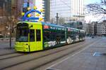 VGF Straßenbahn Frankfurt am Main Bombardier Flexity Classic S-Wagen 271 am 02.01.26 am Willy Brand Platz 