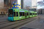 VGF Straßenbahn Frankfurt am Main Bombardier Flexity Classic S-Wagen 237 am 02.01.26 am Willy Brand Platz