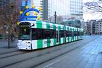 VGF Straßenbahn Frankfurt am Main Bombardier Flexity Classic S-Wagen 205 am 02.01.26 am Willy Brand Platz