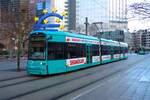 VGF Straßenbahn Frankfurt am Main Bombardier Flexity Classic S-Wagen 202 am 02.01.26 am Willy Brand Platz