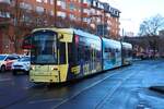 VGF Straßenbahn Frankfurt am Main Bombardier Flexity Classic S-Wagen 241 am 02.01.26 am Allerheiligentor