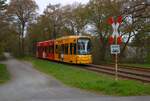 VGF Bombardier Flexity Classic S-Wagen 244 am 04.04.26 in Frankfurt am Main  
