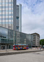 Fast eine Randnotiz war der K-Wagen 108 am 26.07.2026 am Frankfurter Willy-Brandt-Platz.