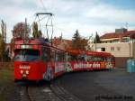 8x-Triebwagen N 815 an der Wendeschleife Frankfurt-Nied, 23.10.2003