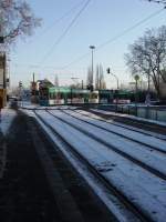 Ein S Wagen der VGF bei der Mainkur.