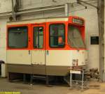 Bei diesem Kopfteil eines Pt-Triebwagens handelte es sich um den  Fahrschulsimulator, der im Betriebsbahnhof Gutleut stand.