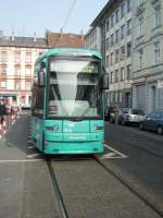 Ein VGF S-Wagen in Frankfurt am Main am 27.03.11