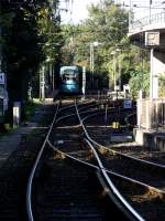 VGF S-Wagen in der Wendeanlage in Ginnheim am 15.10.11