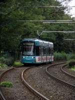VGF Bombardier S-Wagen 214 am 08.09.13 in Frankfurt am Main Uni Klinik