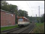 Am 19.10.2006 hatte der Pt-Triebwagen 685 - einer der wenigen noch im Oberflchenverkehr im Einsatz befindlichen dieses Typs und noch in alter Farbgebung - auf dem 12.