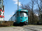 VGF Düwag Pt Wagen 738 Pausiert in Frankfurt am Main Schwanheim am 26.03.16 im Verkehrsmuseum 