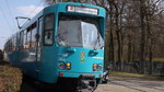 VGF Pt-Wagen 728(ex.Ptb-Wagen 728) steht in Frankfurt Schwanheim am 26.03.2016