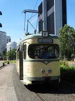 VGF Düwag N-Wagen 112 am 10.07.16 in Frankfurt Messe