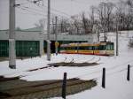 Wagen 302 am 17.02.05 im Depot der SVF.