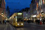 Freiburger Verkehrs AG.
VAG: Weihnächtliche Stimmung in Freiburg im Breisgau am 14. Dezember 2017.
Foto: Walter Ruetsch