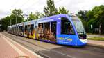 Freiburg im Breisgau - Straßenbahn CAF Urbos 305 - Aufgenommen am 24.08.2018