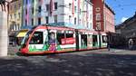 Freiburg im Breisgau - Straßenbahn CAF 310 - Aufgenommen am 26.08.2018