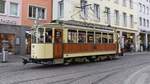 Freiburg im Breisgau - Oldtimer Tram 56 - Historische Straßenbahn Rastatt T4 - Aufgenommen am 01.09.2018