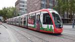 Freiburg im Breisgau - Straßenbahn CAF Urbos 310 - Aufgenommen am 01.09.2018