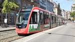 Freiburg im Breisgau - Straßenbahn CAF Urbos 310 - Aufgenommen am 09.09.2018