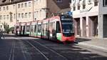 Freiburg im Breisgau - Straßenbahn CAF Urbos 308 - Aufgenommen am 09.09.2018