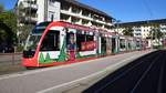 Freiburg im Breisgau - Straßenbahn CAF Urbos 308 - Aufgenommen am 09.09.2018 